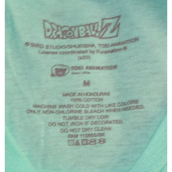 Dragonball Z Aqua T-Shirt Size Medium - Picture 4 of 4